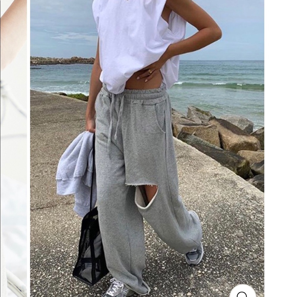 Grey sweatpants never worn, lounge pants